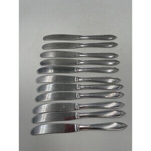 Set Of 11 Gense Stainless Steel Table Knives From Sweden